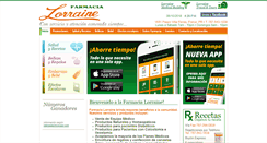 Desktop Screenshot of farmacialorraine.com