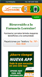 Mobile Screenshot of farmacialorraine.com
